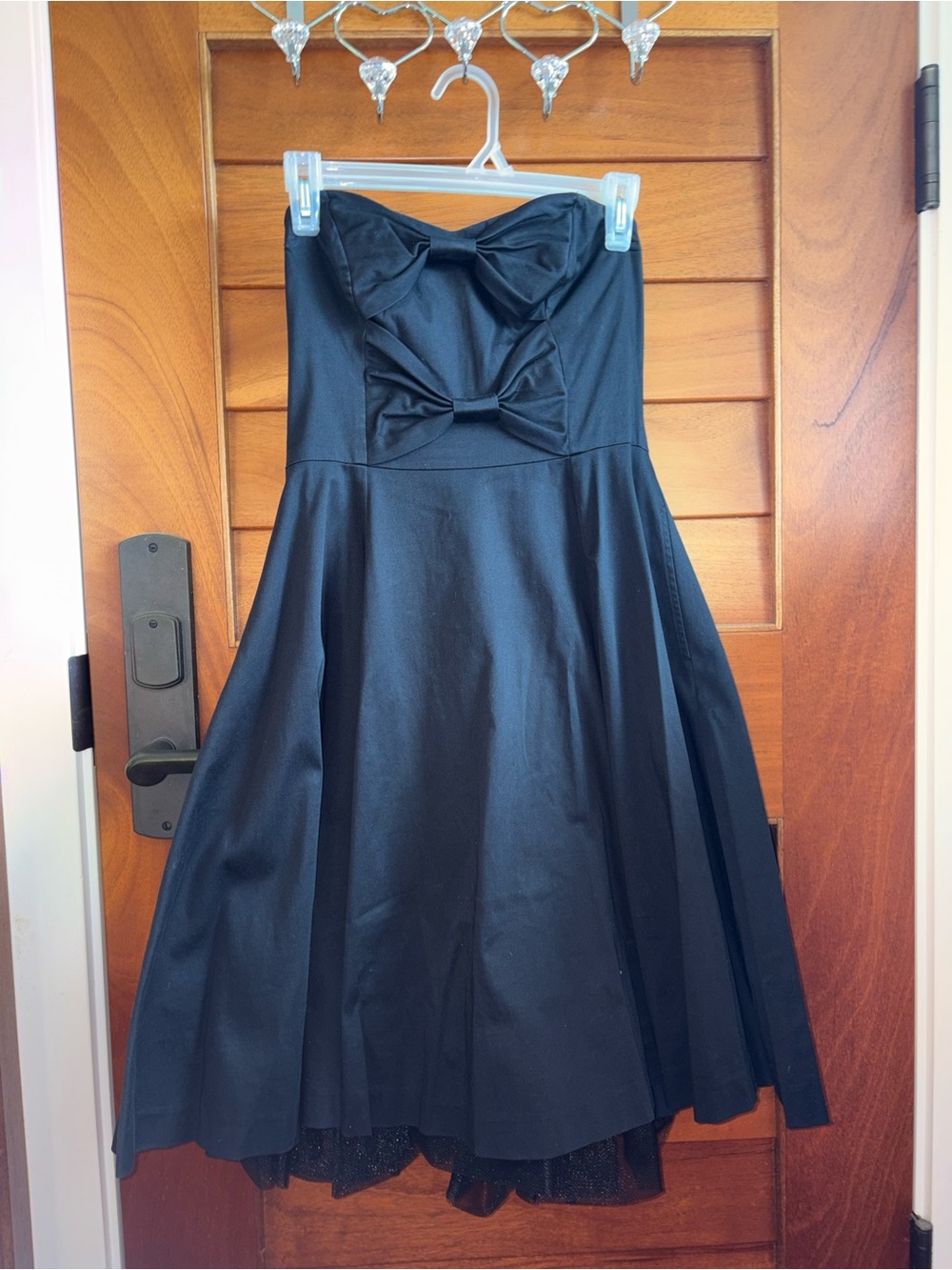 BETSEY JOHNSON Y2K BLACK TUXEDO DRESS VINTAGE🖤RARE FIND WITH POCKETS